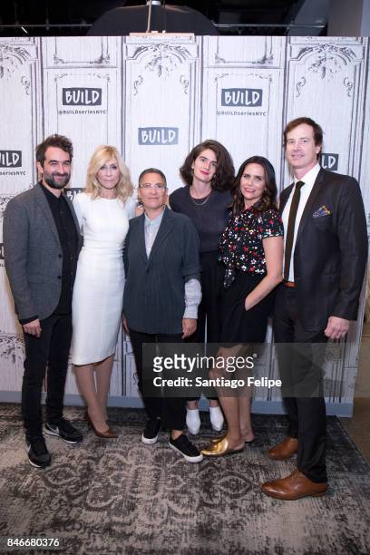 Jay Duplass, Judith Light, Jill Soloway, Gaby Hoffmann, Amy Landecker and Rob Huebel attend Build Presents to discuss "Transparent" at Build Studio...