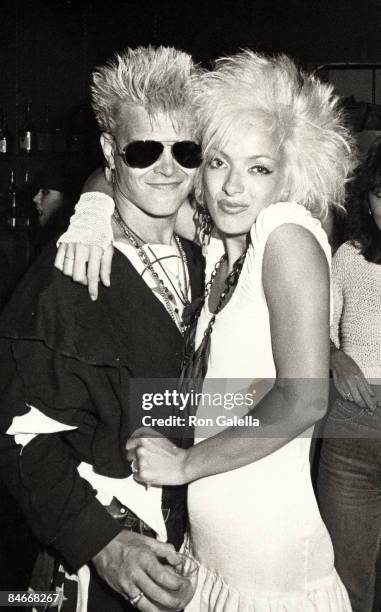 Billy Idol and Perri Lister