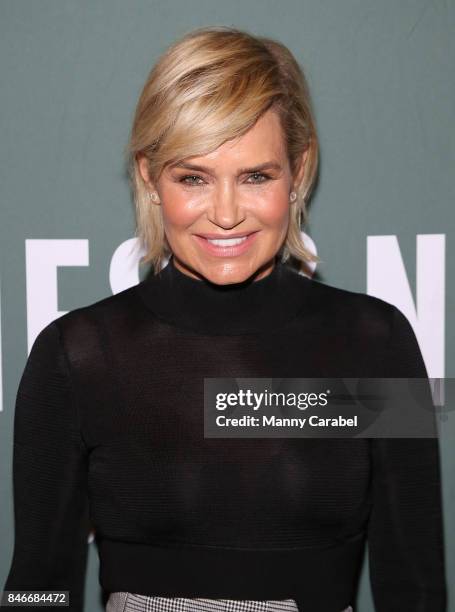 Yolanda Hadid signs copies of "Believe Me: My Battle with the Invisible Disability of Lyme Disease" at Barnes & Noble Tribeca on September 13, 2017...