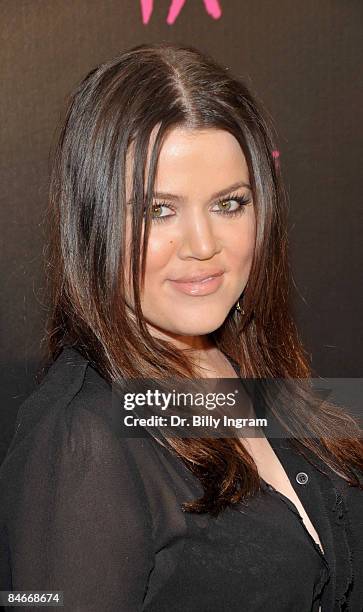 Personality Khole Kardashian arrives at the "Belvedere IX" Launch at MyHouse on February 5, 2009 in Hollywood, California.