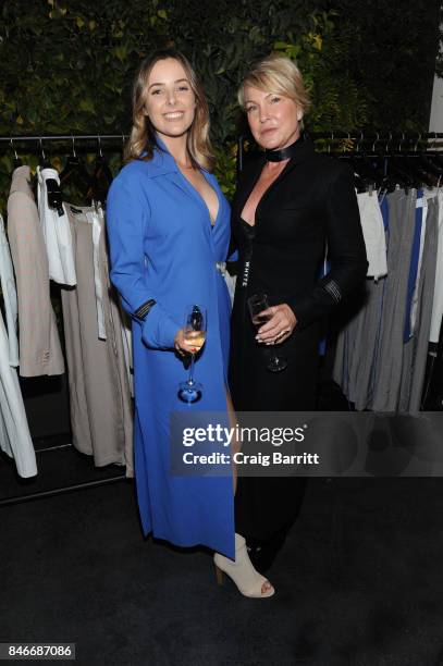Robyn Lawley and Lynn Haywood attend the Whyte Studio NYFW Launch Dinner hosted by Bianca Whyte and Jamie Frankel at Hotel Hugo on September 13, 2017...