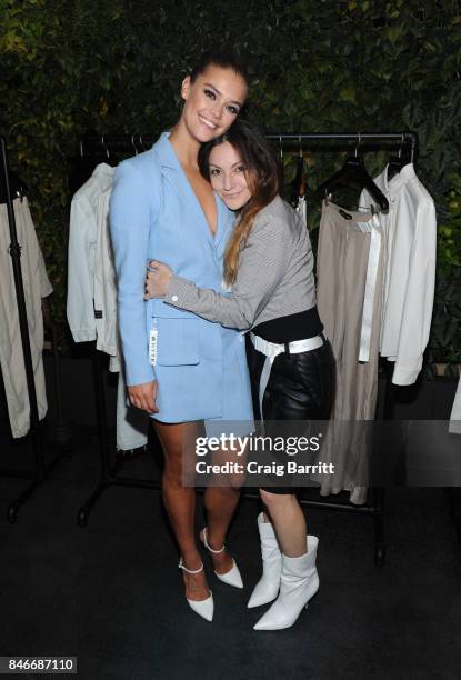 Nina Agdal and Jamie Frankel attend the Whyte Studio NYFW Launch Dinner hosted by Bianca Whyte and Jamie Frankel at Hotel Hugo on September 13, 2017...