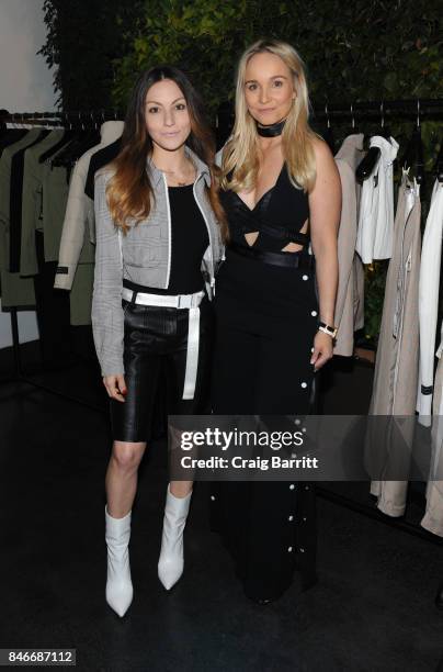 Jamie Frankel and Bianca Whyte attend the Whyte Studio NYFW Launch Dinner hosted by Bianca Whyte and Jamie Frankel at Hotel Hugo on September 13,...