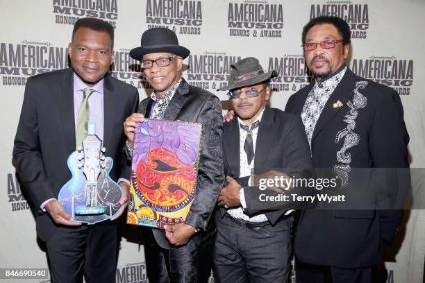 Robert Cray and Hi Rhythm attend the 2017 Americana Music Association Honors & Awards on September 13, 2017 in Nashville, Tennessee.