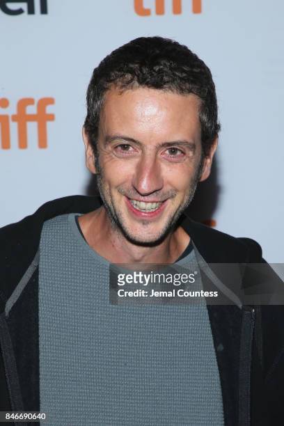 Bruno Forzani attends the "Let the Corpses Tan" premiere during the 2017 Toronto International Film Festival at Ryerson Theatre on September 13, 2017...