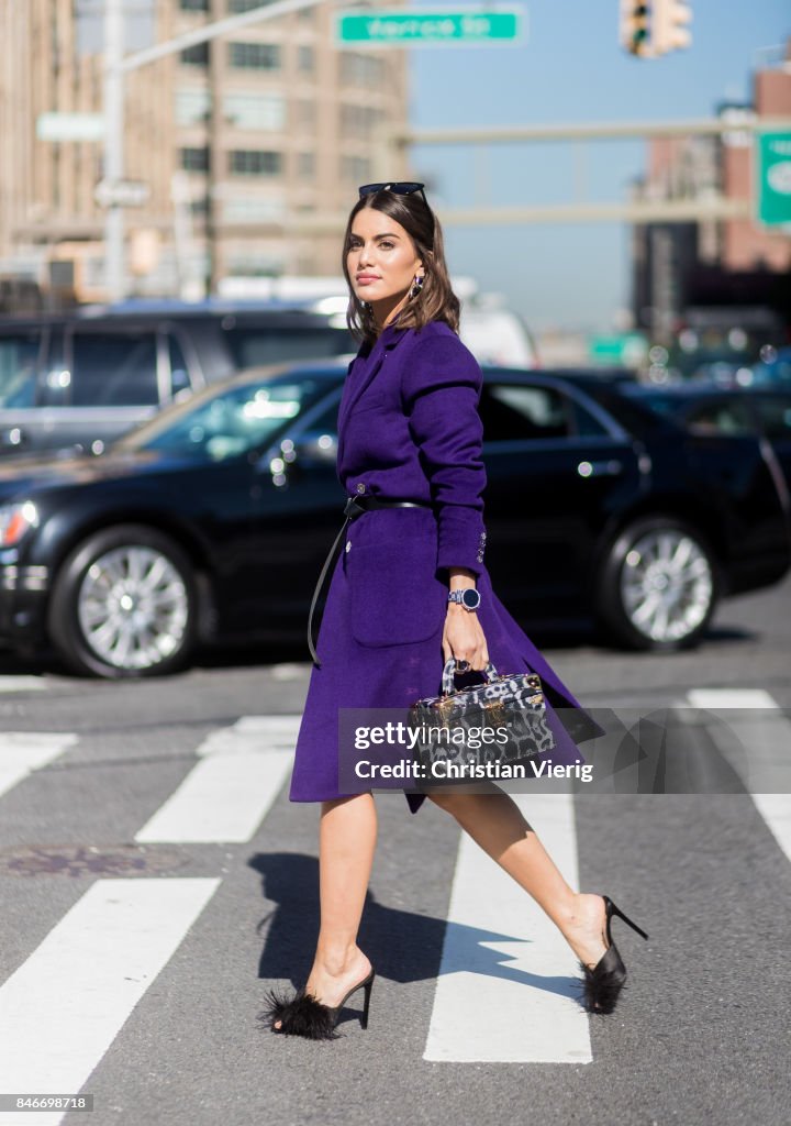 New York Fashion Week - Street Style - Day 7