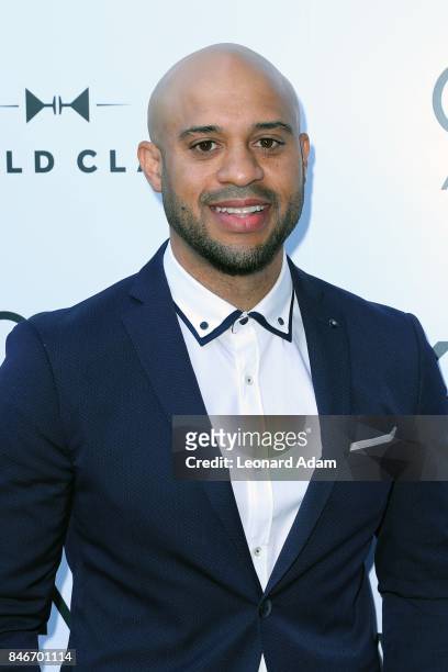 Lewis T. Powell attends "Kings" premiere party hosted by Diageo World Class Canada and Audi at Bisha Hotel & Residences in Toronto