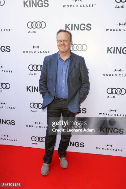 Peter Mackenzie attends "Kings" premiere party hosted by Diageo World Class Canada and Audi at Bisha Hotel & Residences in Toronto