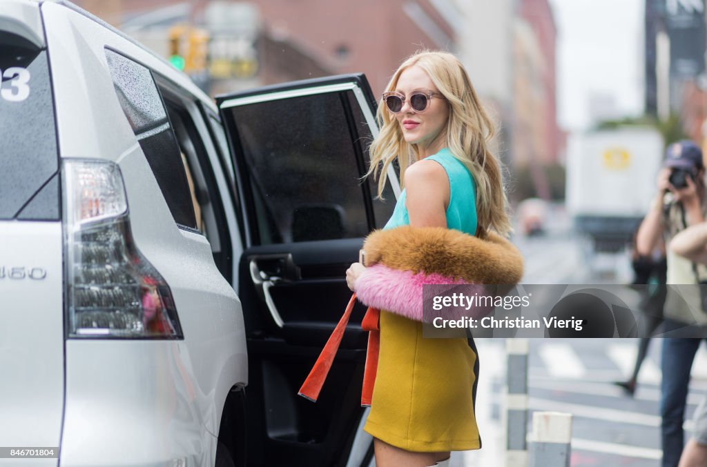 New York Fashion Week - Street Style - Day 7