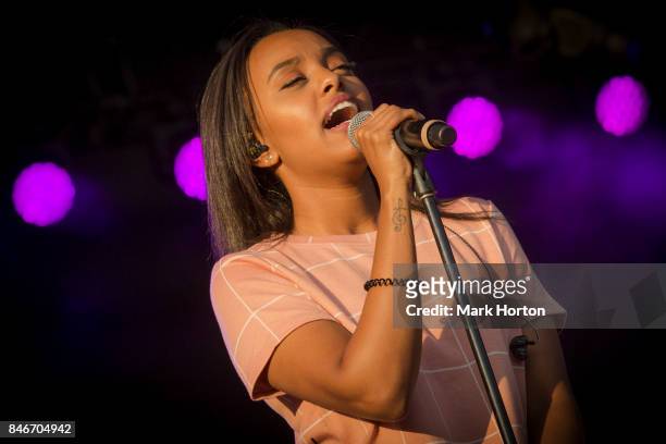 Ruth B performs on Day 1 of the CityFolk Festival at The Great Lawn at Lansdowne Park on September 13, 2017 in Ottawa, Canada.