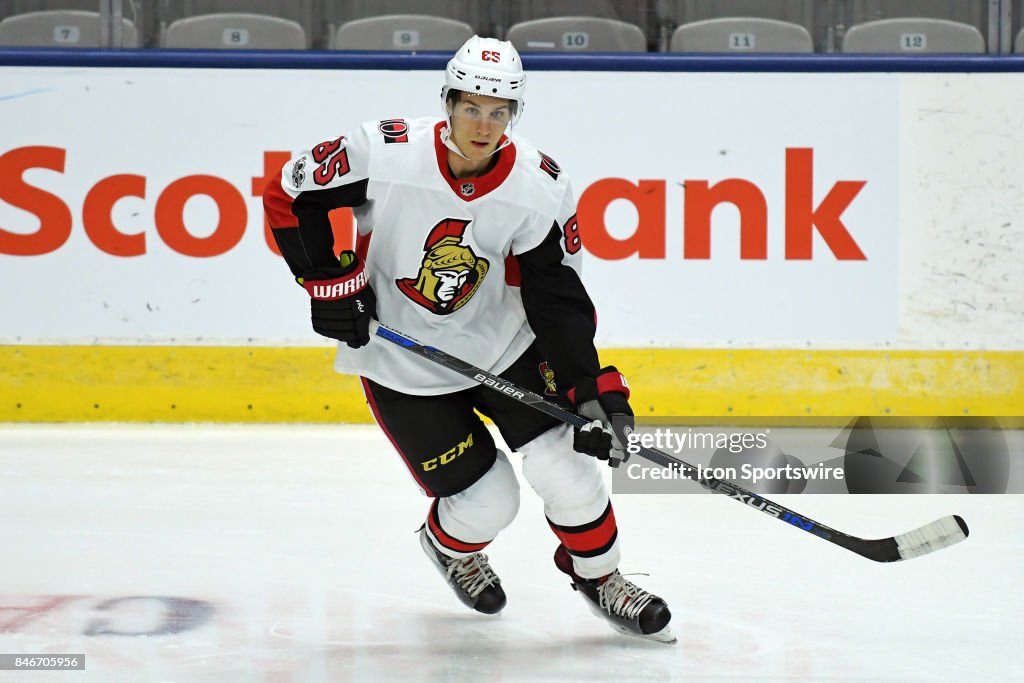 NHL: SEP 10 Rookie Tournament - Maple Leafs v Senators