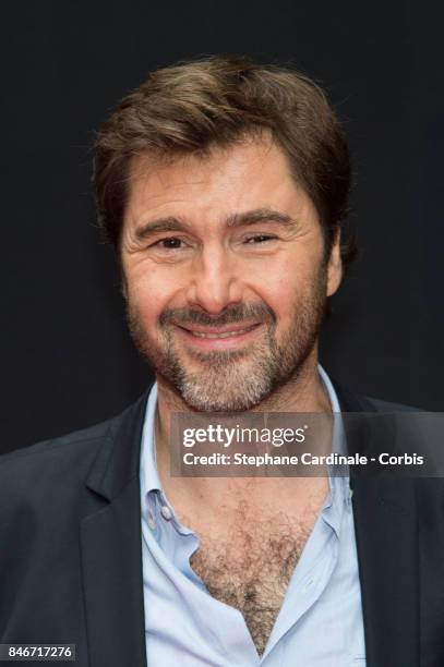 Eric Jean-Jean attends the RTL-RTL2-Fun Radio Press Conference to Announce Their TV Schedule for 2017/2018, at Cinema Elysee Biarritz on September...