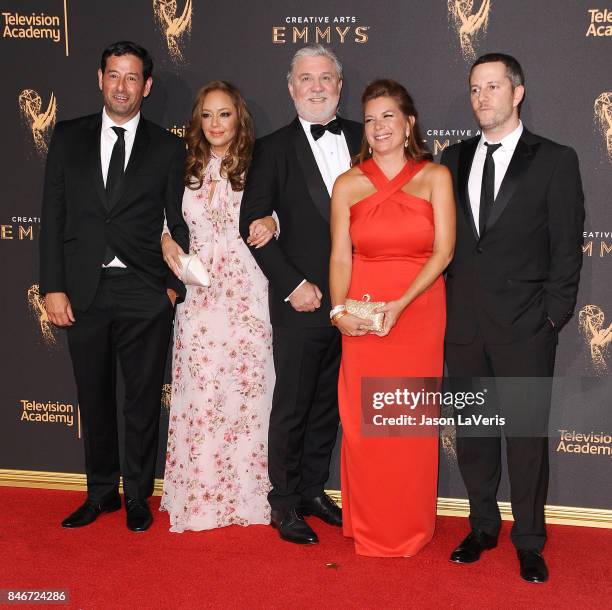 Leah Remini attends the 2017 Creative Arts Emmy Awards at Microsoft Theater on September 9, 2017 in Los Angeles, California.