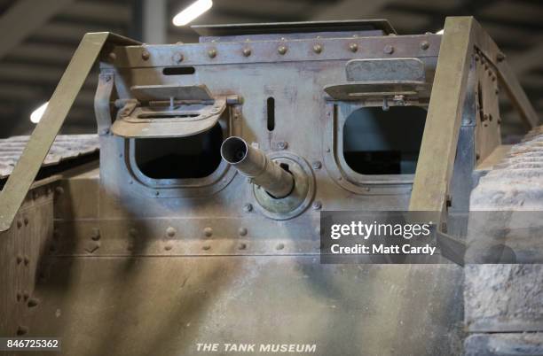 Tanks stored at the Vehicle Conservation Centre at the Bovington Tank Museum are displayed ahead of this weekend's Tiger Day, which will feature a...