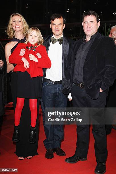 Alexandra Lamy, Melusine Mayance, director Francois Ozon and Sergi Lopez attend the premiere for 'Ricky' as part of the 59th Berlin Film Festival at...