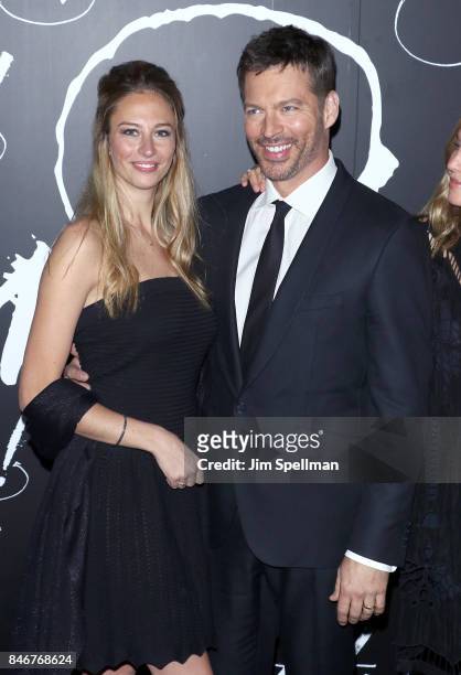 Georgia Tatum Connick and singer/TV host Harry Connick Jr attend the "mother!" New York premiere at Radio City Music Hall on September 13, 2017 in...