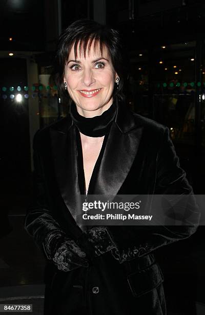Enya appears on the Late Late Show on February 6, 2009 in Dublin, Ireland.