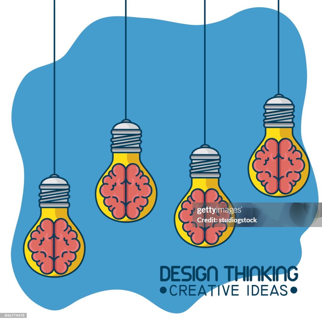 Design Thinking Creative Ideas Concept High-Res Vector Graphic - Getty ...