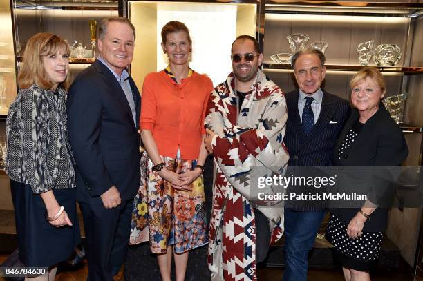 Janice Langrall, Matthew Smyth, Katie Ridder, Whitney Robinson, Robert Rufino, Carolyn Sollis and Baccarat celebrates The French Style Issue with...
