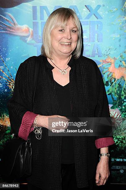 Producer Toni Myers attends the premiere of "Under the Sea 3-D" at IMAX Theater at the California Science Center on February 5, 2009 in Los Angeles,...