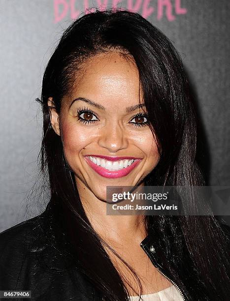 Elizabeth Covington attends the Belvedere IX launch party at MyHouse on February 5, 2009 in Hollywood, California.