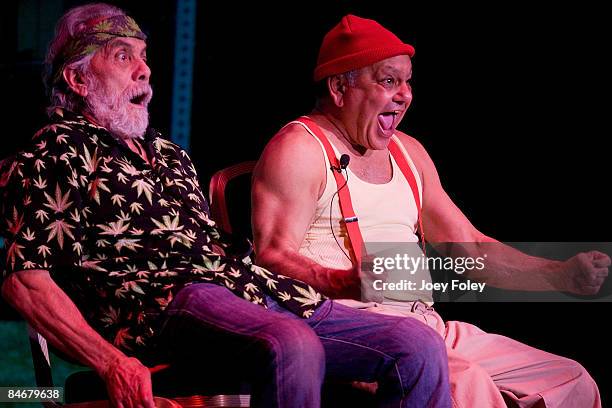 Thomas "Tommy" Chong and Richard 'Cheech' Marin perform as Cheech and Chong In Concert at the Horseshoe-Southern Indiana Casino on February 5, 2009...