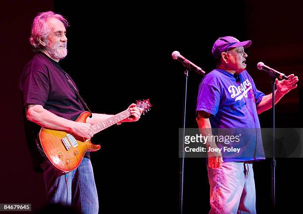 Thomas "Tommy" Chong and Richard 'Cheech' Marin perform as Cheech and Chong In Concert at the Horseshoe-Southern Indiana Casino on February 5, 2009...