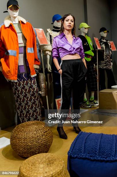 Designer Alejandra Jaime of Maria Magdalena firm attends Desigual event at Paracaidista during Mercedez-Benz Fashion Week Madrid Spring/Summer 2018...