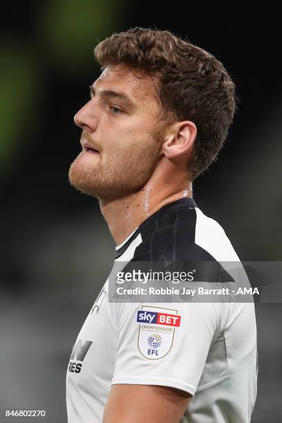 Chris Martin of Derby County during the Sky Bet Championship match between Derby County and Hull City at iPro Stadium on September 8, 2017 in Derby,...