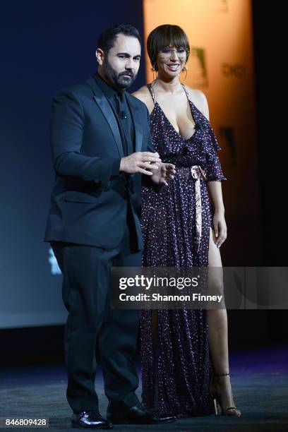 Enrique Santos of iHeartLatino and Jackie Cruz of "Orange Is the New Black" host the 40th Anniversary Congressional Hispanic Caucus Institute Awards...