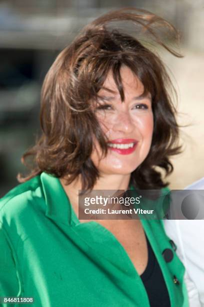 Writer Daisy Goodwin attends "Victoria" Photocall during 19th Festival Of TV Fiction on September 14, 2017 in La Rochelle, France.
