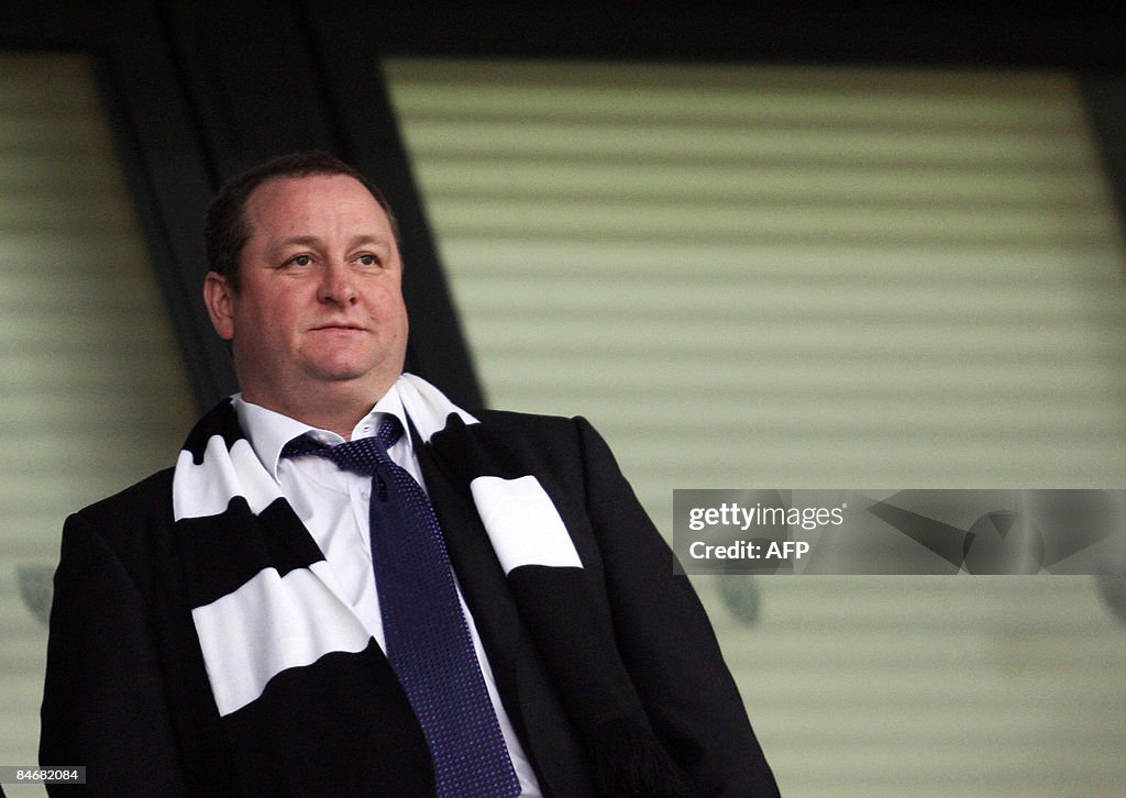 Newcastle United's owner Mike Ashley is