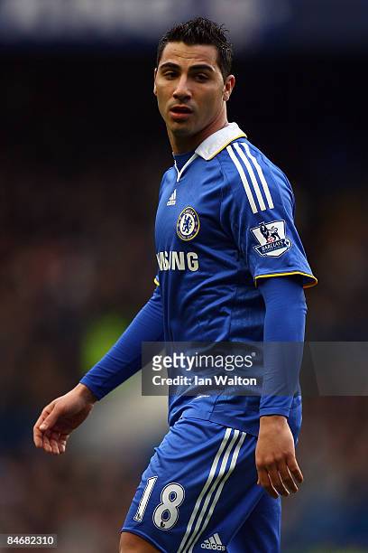 Ricardo Quaresma of Chelsea in action during the Barclays Premier League match between Chelsea and Hull City at Stamford Bridge on February 7, 2009...