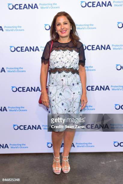Karine Ohana attends the Oceana New York Gala at Blue Hill at Stone Barns on September 13, 2017 in Tarrytown, New York.