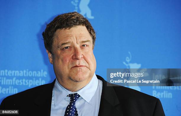 Actor John Goodman attends the photocall for 'In The Electric Mist' as part of the 59th Berlin Film Festival at the Grand Hyatt Hotel on February 7,...