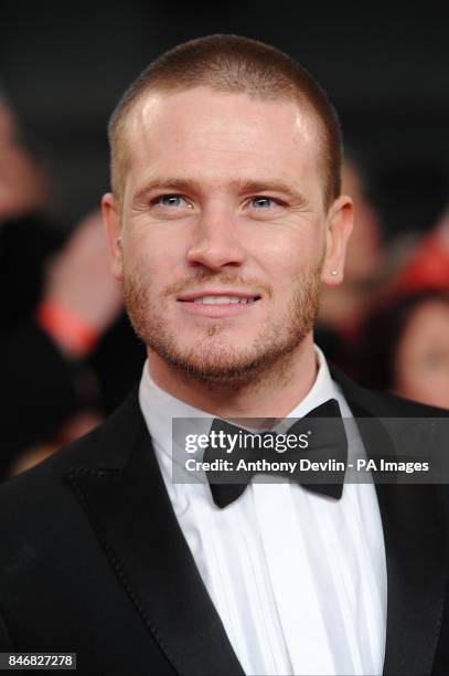 Matthew Wolfenden arriving for the 2012 NTA Awards at the O2, Greenwich, London