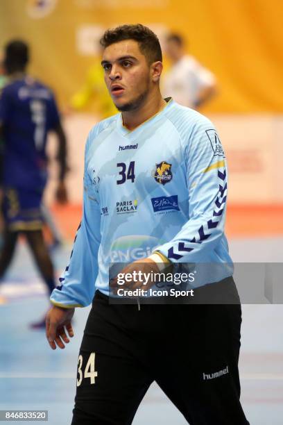 Samir Bellahcene of Massy during Lidl Star Ligue match between Massy Essonne Handball and HBC Nantes on September 13, 2017 in Massy, France.