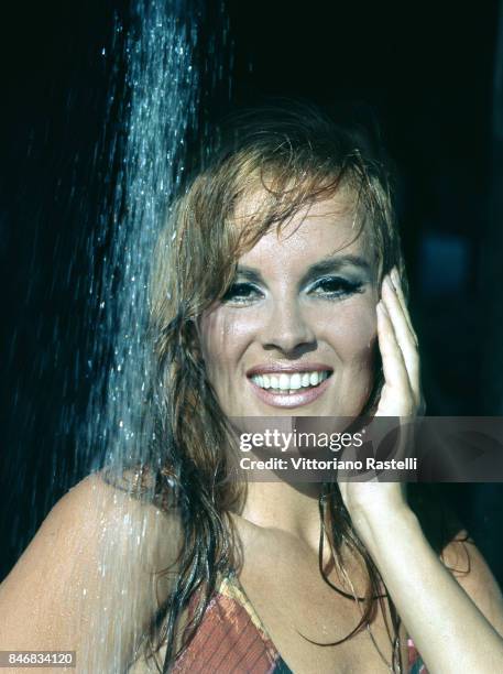 Rome, Italy, July 1966. The Italian actress Antonella Lualdi.