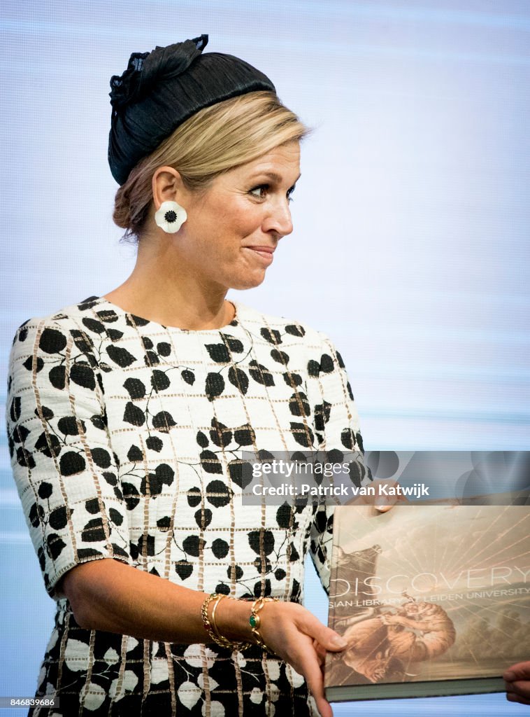 Queen Maxima opens the new Asian Library of the University Leiden