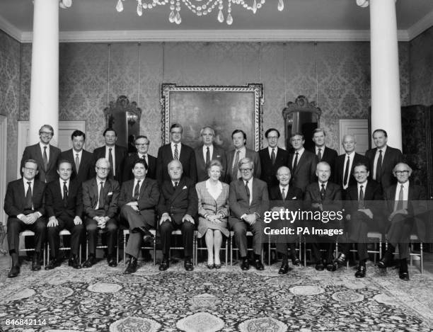 Conservative government Cabinet. John Major , John Wakeham , Paul Channon , John MacGregor , Kenneth Baker , Lord Young , Kenneth Clarke , Malcolm...