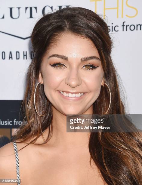 Actress-YouTube personality Andrea Russett attends launch party for UMe's 'This Is Us ' at Clutch on September 13, 2017 in Venice, California.