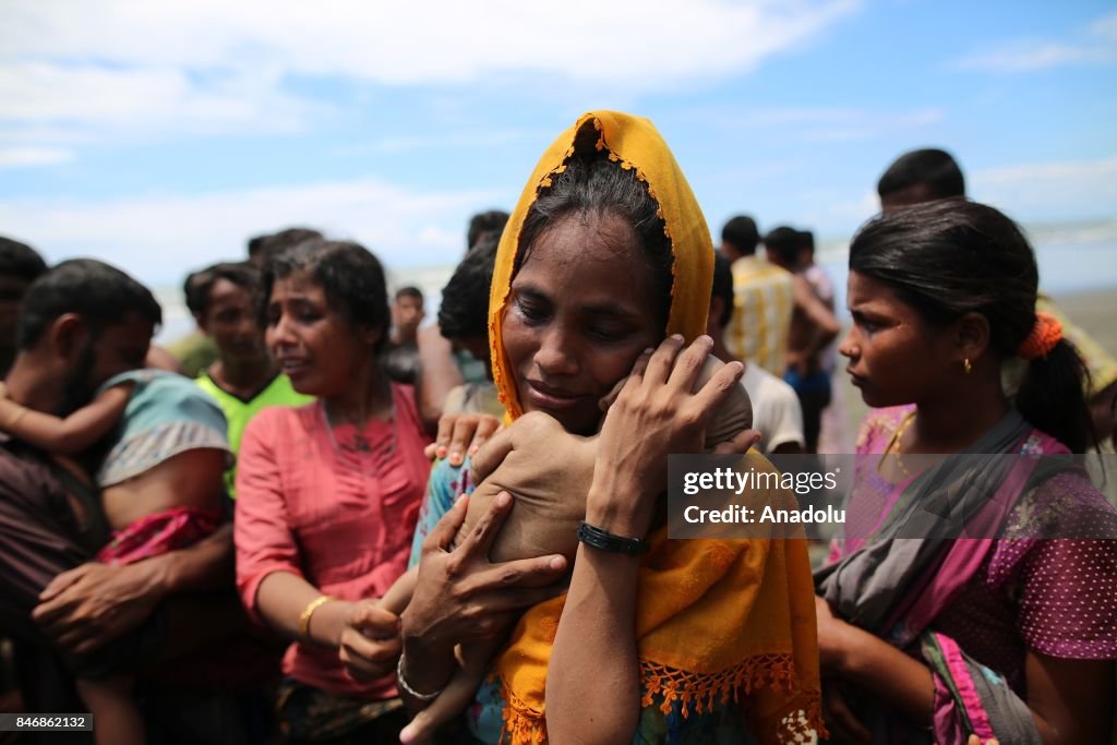 Rohingya people fled from oppression in Myanmar