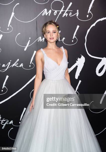 Actress Jennifer Lawrence attends 'mother!' New York Premiere at Radio City Music Hall on September 13, 2017 in New York City.