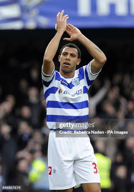 Queens Park Rangers' Anton Ferdinand after the final whistle.