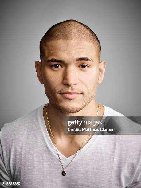 Actor Miguel Gomez from 'The Strain' is photographed for Entertainment Weekly Magazine on July 21, 2016 at Comic Con in the Hard Rock Hotel in San...