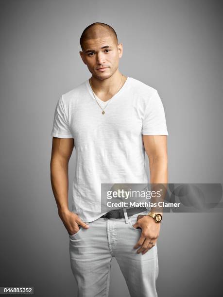 Actor Miguel Gomez from 'The Strain' is photographed for Entertainment Weekly Magazine on July 21, 2016 at Comic Con in the Hard Rock Hotel in San...