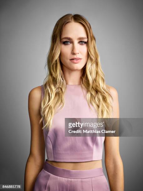 Actress Ruta Gedmintas from 'The Strain' is photographed for Entertainment Weekly Magazine on July 21, 2016 at Comic Con in the Hard Rock Hotel in...