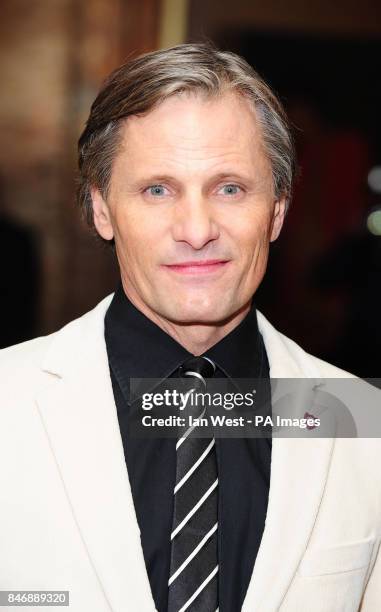 Viggo Mortensen arriving at the gala premiere of A Dangerous Method at The May Fair Hotel, London.