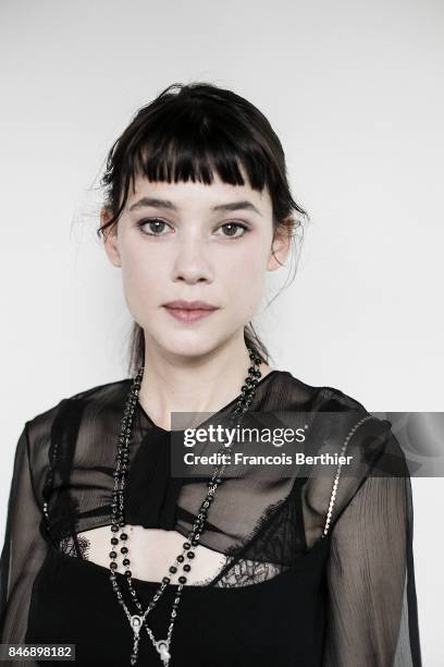 Actress Astrid Berges-Frisbey is photographed on September 9, 2017 in Deauville, France.