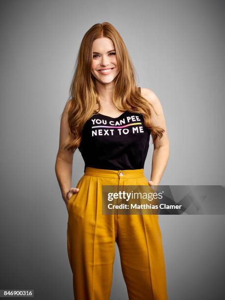 Actress Holland Roden from 'Teen Wolf' is photographed for Entertainment Weekly Magazine on July 21, 2016 at Comic Con in the Hard Rock Hotel in San...